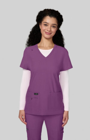 Becca top - KOI BASICS - Heather Violet