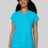 Reese Top - CUREOLOGY - Electric Blue, Digital Lavender, Platinum Grey