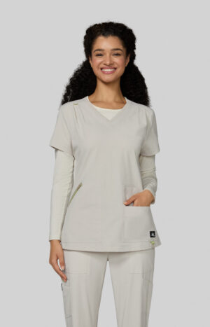 Sari top - SOLIS - Bone